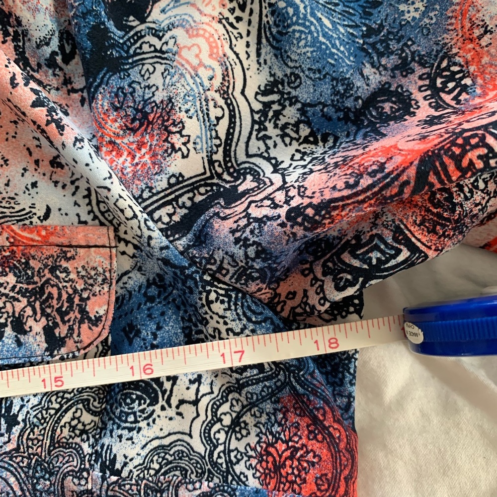 Notations Button Down With Paisley Pattern - Picture 8 of 15